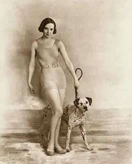 Dalmatians: Jessie Matthews and dalmatian