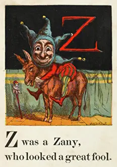 Foolish: JESTER ON DONKEY 1867
