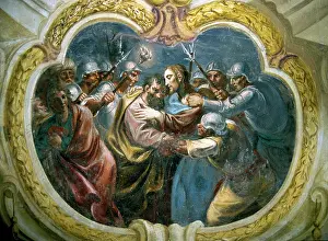 Lombardia: Jesus is arrested in the garden Getsehmane