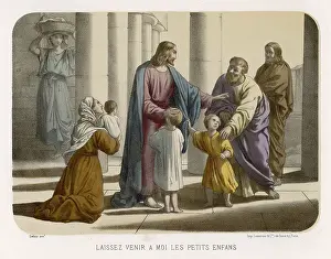 Blesses: JESUS BLESSES CHILDREN