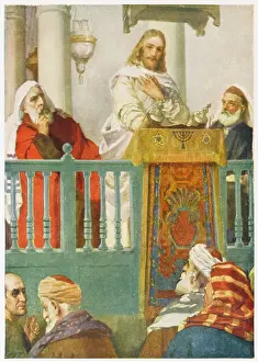 Preaches: JESUS AT CAPERNAUM