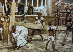 Crucifixions: Jesus carrying the cross