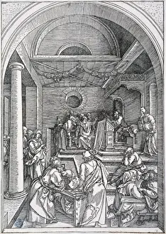 Shroud: Jesus as a child in the Temple