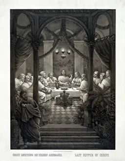 Supper: Jesus Christ and his apostles at the Last Supper