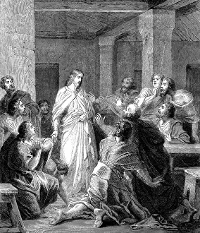 Disciples: Jesus Christ appearing to his disciples after