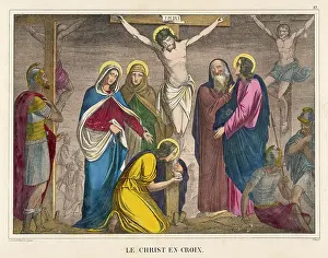 Dice: JESUS ON HIS CROSS