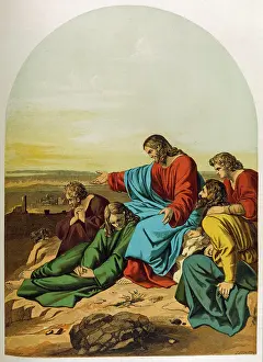 Olivet: JESUS WITH DISCIPLES