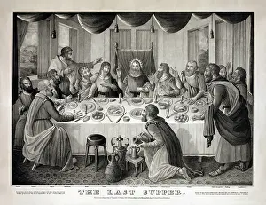 Supper: Jesus and his disciples at the Last Supper, New Testament