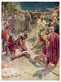 Nailed: JESUS NAILED TO CROSS