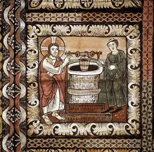 Stile: Jesus and the Samaritan woman at the well