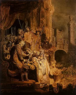1634: Jesus is Shown to the People, by Rembrandt