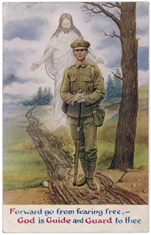 Jesus and WW1 soldier