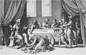 Pharisee: Jesus's Feet, after Raphael