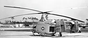 Ramstein: Jet helicopter HH 43 B of the US Air Force