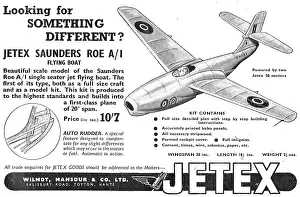Mansour: Jetex Model Aircraft Engines - Jetex SARO A / 1