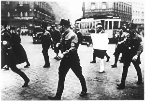 Slogan: JEW/ANTI-SEMITIC PLACARD