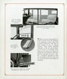 Russell Butcher Collection: The Jewett Six automobile