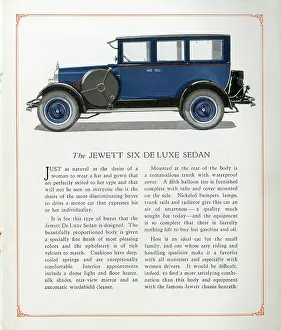 Russell Butcher Collection: The Jewett Six automobile