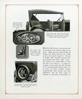 Russell Butcher Collection: The Jewett Six automobile