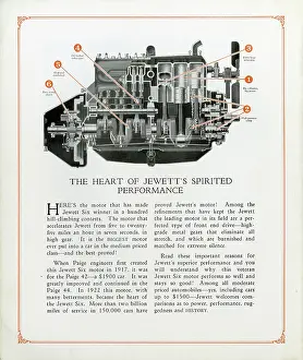 Russell Butcher Collection: The Jewett Six automobile