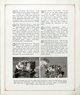 Russell Butcher Collection: The Jewett Six automobile