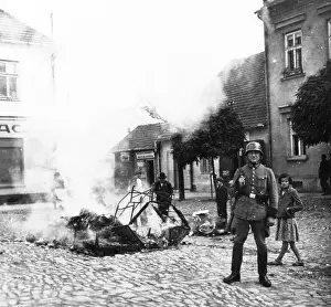 Proudly: JEWISH BEDS BURNED
