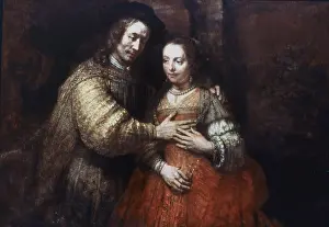 Rembrandt: The Jewish Bride (c1667-1668) Rembrandt van