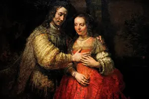 Rembrandt: The Jewish Bride, by Rembrandt