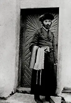 Cracow: Jewish man from Cracow on the sabbath