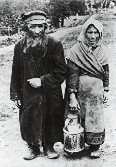 Bukovina: Jewish peasant couple