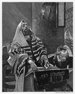 Synagogues: A Jewish priest in the synagogue