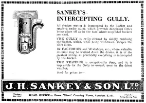 Sankey: J.H.Sankey & Son. Builders Merchants 1919 Advert