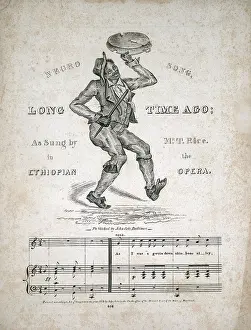 Antebellum: Jim Crow. Sheet music for Long Time Ago, ?