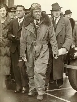 Newfoundland: Jim Mollison at Croydon Aerodrome