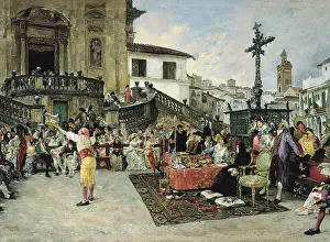 Jimenez: JIMENEZ ARANDA, Jose (1837-1903). The raffle