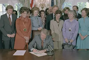 Ratification: Jimmy Carter signs a House of Representatives ?
