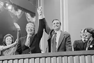 Bslo: Jimmy Carter and Walter Mondale at the Democratic ?