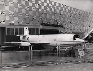 Jindivik: Jindivik Mk2B A92-107 on its launch trolley
