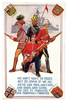 Jingoistic: Jingoistic British propaganda card