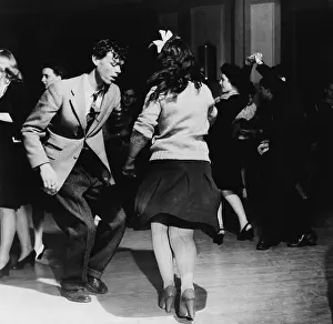 Seams: Jitterbugs at an Elk's Club dance, in Washington, ?
