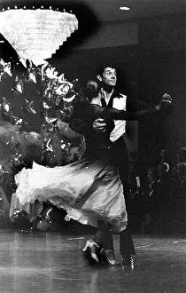 Jive: Jive dancing couple in action