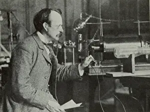Knighted: J.J. Thomson, English Physicist