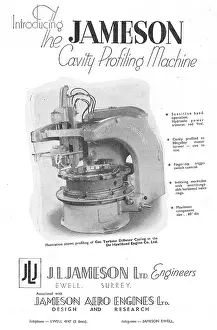 Profiling: J.L.Jameson. Machine Tools. Jameson Cavity Profiling Machine