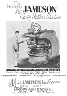 Profiling: J.L.Jameson. Machine Tools. Jameson Cavity Profiling Machine