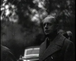 Exiting: Joachim von Ribbentrop Exiting His Car