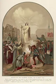 Frere: JOAN OF ARC BURNED