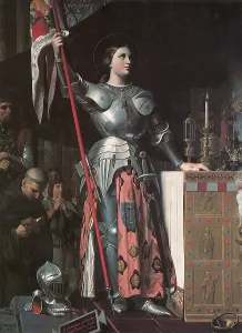 Ingres: Joan of Arc at the Coronation of Charles VII, by Ingres