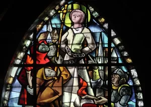 Centry: Joan of Arc stained glass window, Rouen cathedral