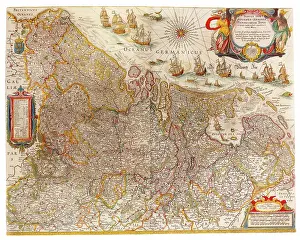 Cartographic: Joan Blaeu, The Netherlands, 17th Century