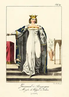 Lorenzo Bianchi: Joan of Burgundy, 1328